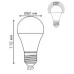 Лампа LED A60 10W 6500K 1000Lm Е27 AC165-265V LEDium PRO