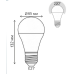 Лампа LED A65 20W 4100K 2000Lm Е27 AC165-265V LEDium PRO